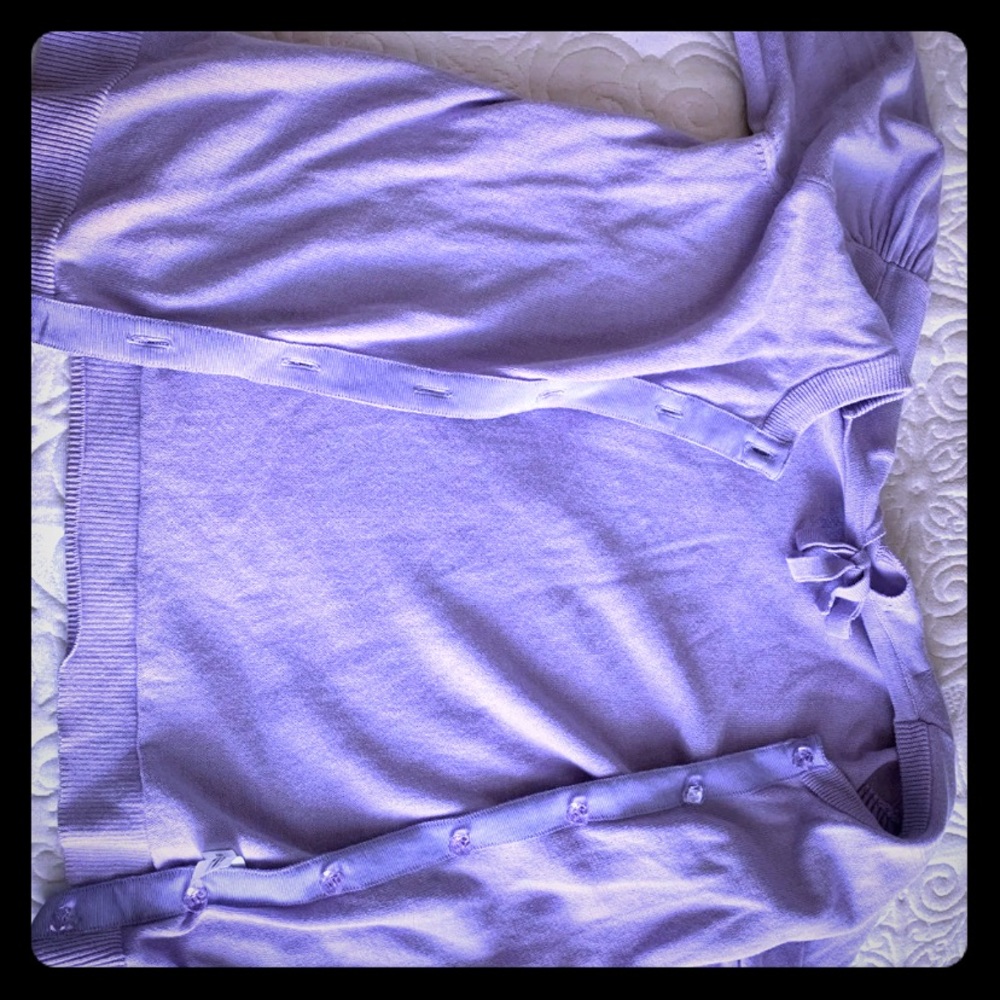 Purple Sweater Or Cover up